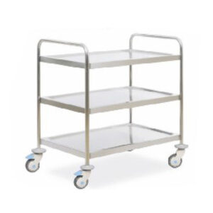 Instrument Trolley Three Shelf (S.S)